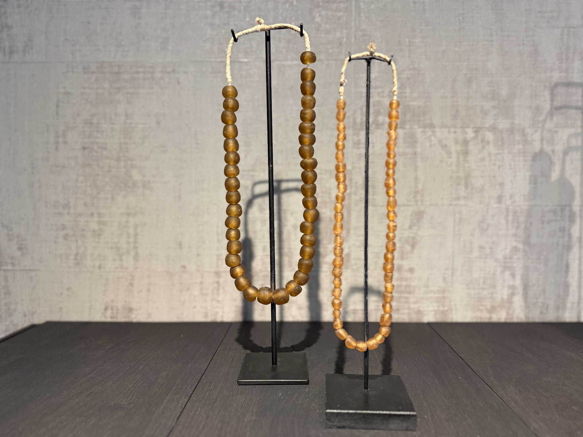 kralen ketting oranje klein