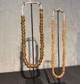 kralen ketting oranje klein