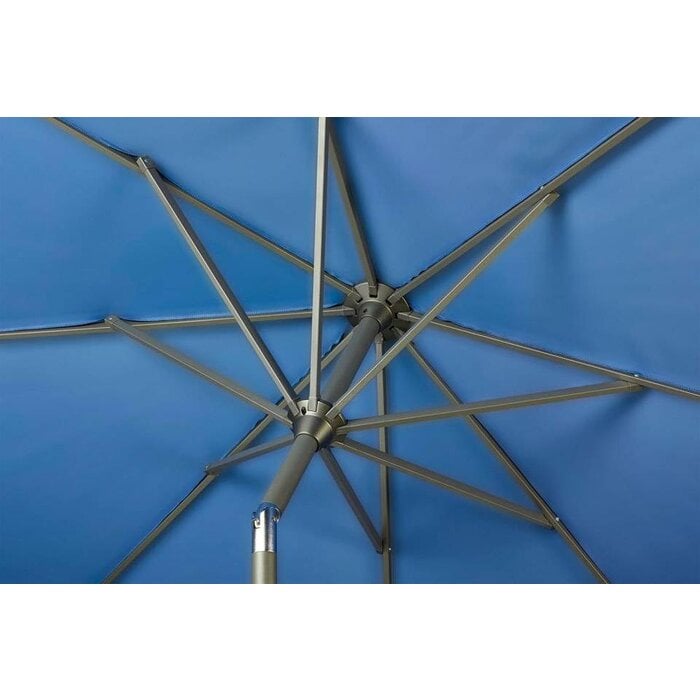 Platinum Platinum Riva stokparasol rechthoek - 3x2 m. - antraciet