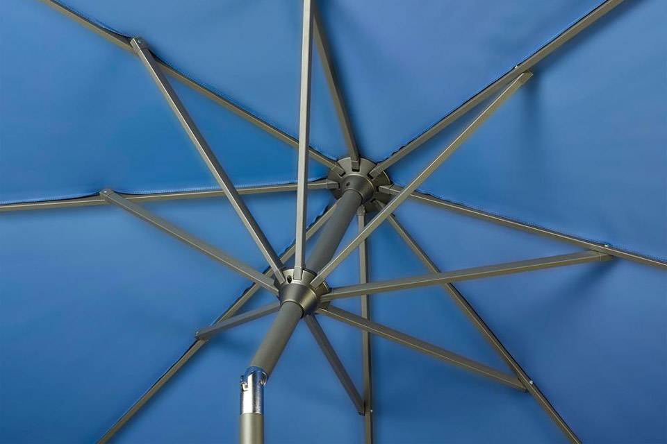 Platinum Platinum Riva stokparasol rechthoek - 3x2 m. - Taupe