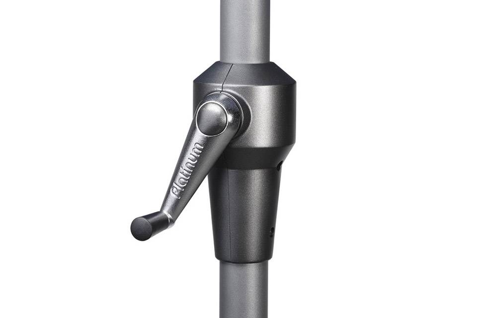 Platinum Platinum Riva stokparasol rechthoek - 3x2 m. - Taupe