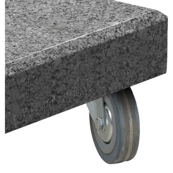 4-Seasons Wielen voor 4 Seasons Siesta parasolvoet graniet - 125 kg