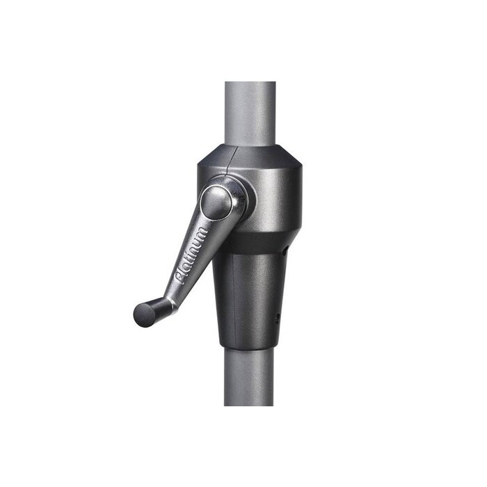 Platinum Platinum Riva parasol rond 2.5 m. - Antraciet