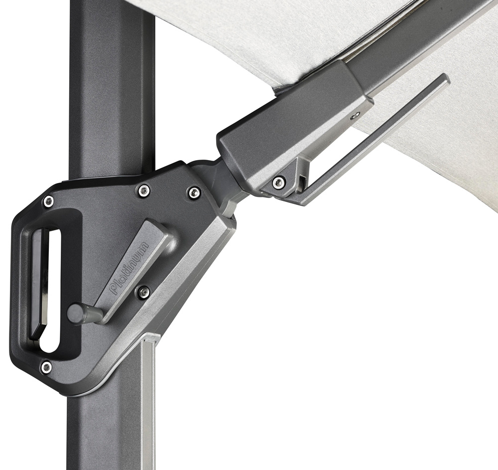 Platinum Platinum Challenger T2 Zweefparasol 3,5x2,6 m. Havanna