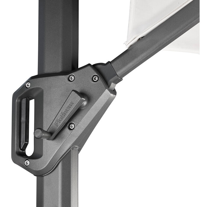 Platinum Platinum Voyager  Zweefparasol T1  3m. - Antraciet