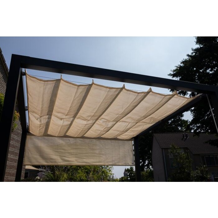 Platinum Platinum Harmonica schaduwdoek 290x400 cm. Zand