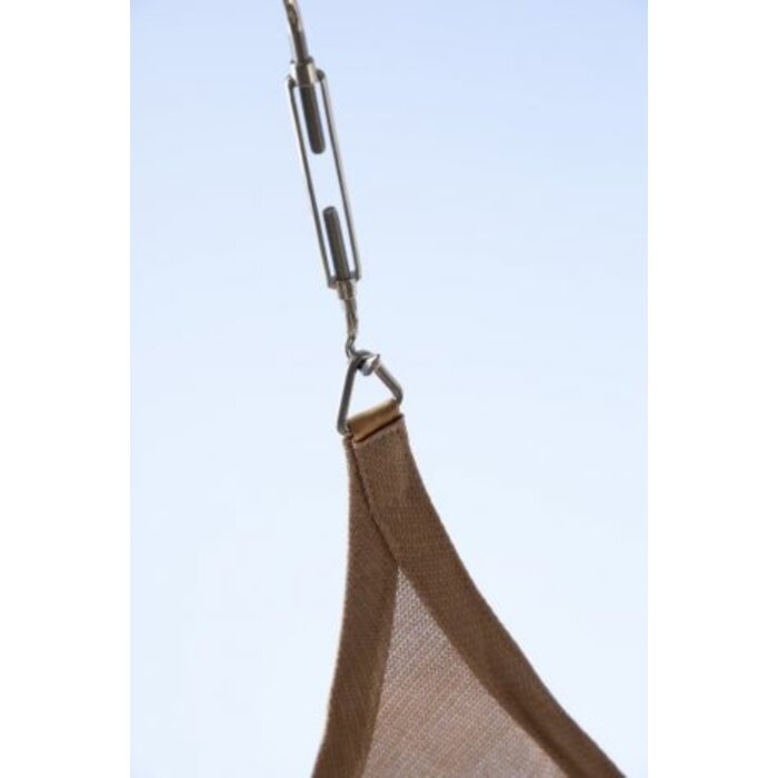 Platinum Platinum Coolfit Schaduwdoek driehoek 5x5x7,1m. Zand