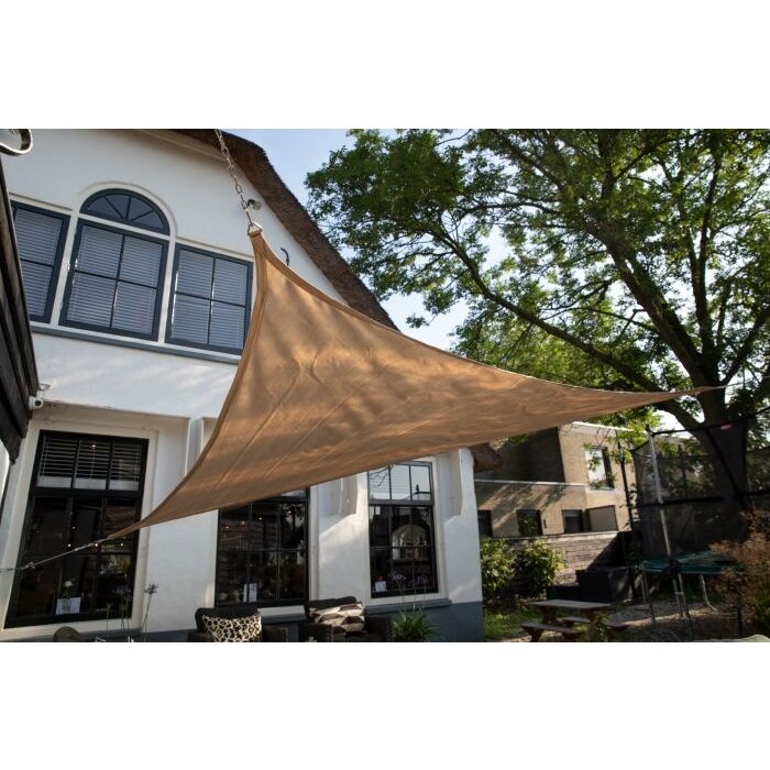 Platinum Platinum Coolfit Schaduwdoek driehoek 5x5x7,1m. Zand