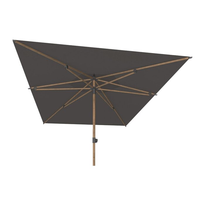 4-Seasons 4-Seasons Stokparasol Azzurro 200 x 300 cm - Woodlook/Charcoal