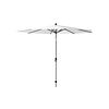 Platinum Riva stokparasol rond 3 meter - Wit