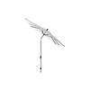 Platinum Riva stokparasol rechthoek - 3x2 m. - Wit