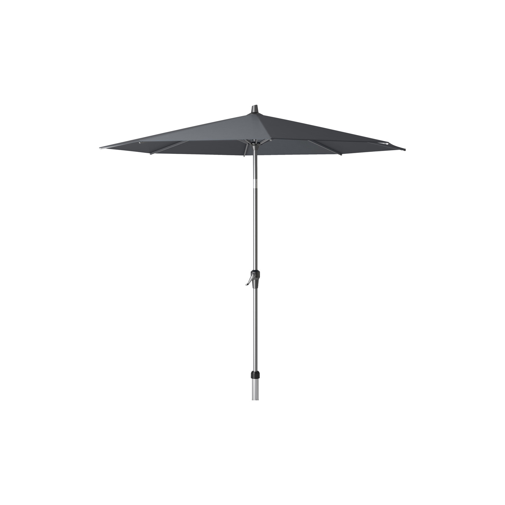 Platinum Platinum Riva parasol rond 2.5 m. - Antraciet