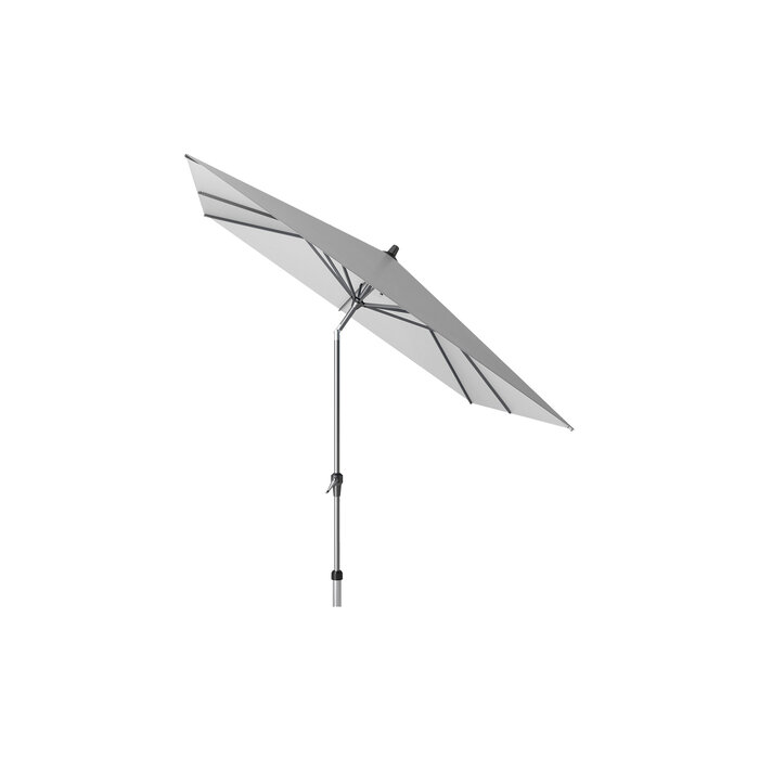 Platinum Platinum Riva stokparasol vierkant 2.5x2.5 m. - Light Grey