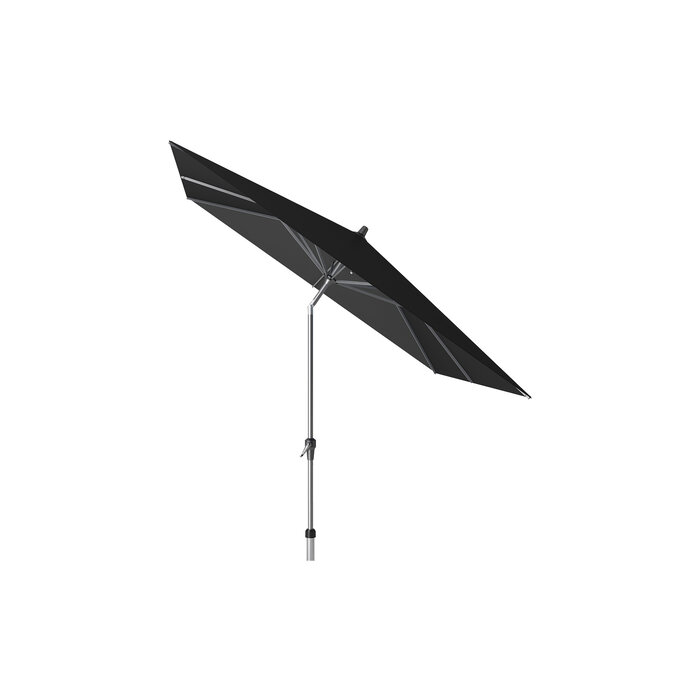 Platinum Platinum Riva stokparasol vierkant 2.5x2.5 m. - Black