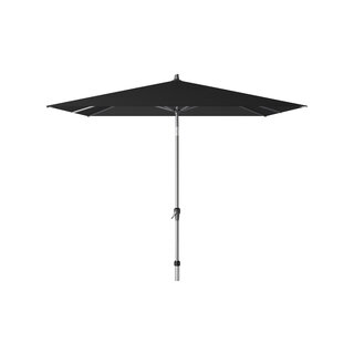 Platinum Platinum Riva stokparasol vierkant 2.5x2.5 m. - Black
