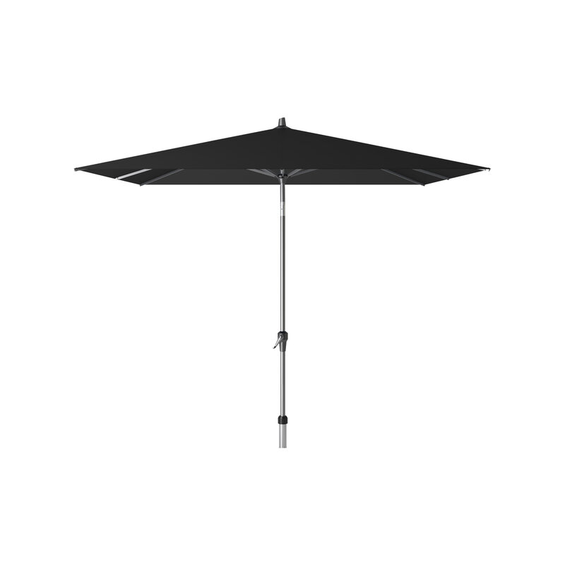 Platinum Platinum Riva stokparasol vierkant 2.5x2.5 m. - Black