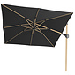 Platinum Platinum Challenger parasol T2 premium - 3x3 m. Oak - Faded Black