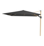 Platinum Challenger parasol T2 premium - 3x3 m. Oak - Faded Black