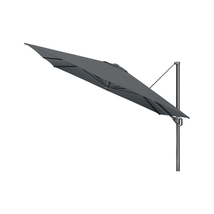 Platinum Platinum Challenger zweefparasol T1 Premium 3,5x3,5 m. - Faded black