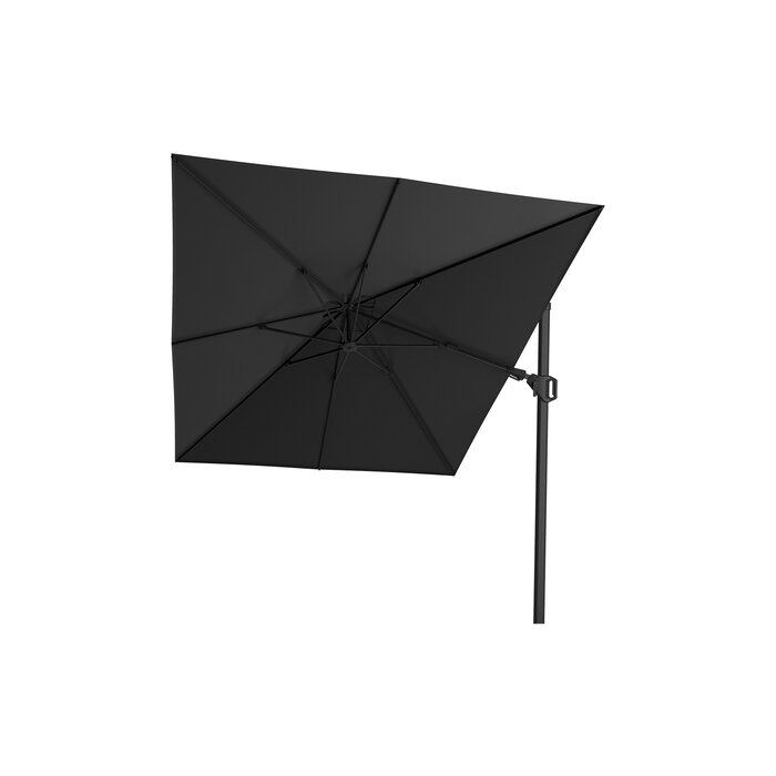 Platinum Platinum Challenger zweefparasol T2 Premium - 3,5 x 2,6 m. - Jet Black