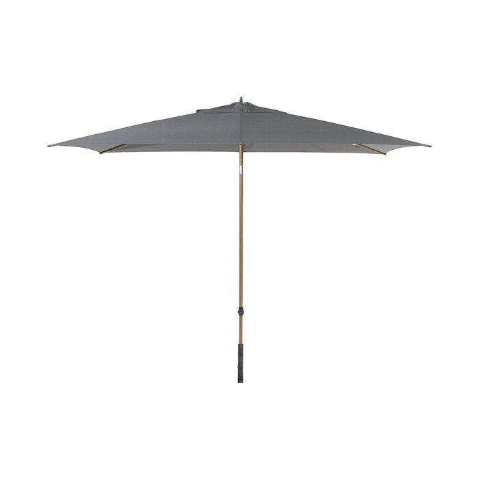 4-Seasons 4-Seasons Stokparasol Azzurro 200 x 300 cm - Woodlook/Charcoal