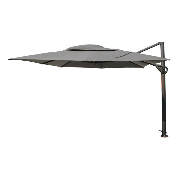 4-Seasons 4-Seasons Hacienda zweefparasol 300x400 Charcoal