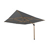 4-Seasons Zweefparasol Hacienda 300 x 400 cm Woodlook - Charcoal