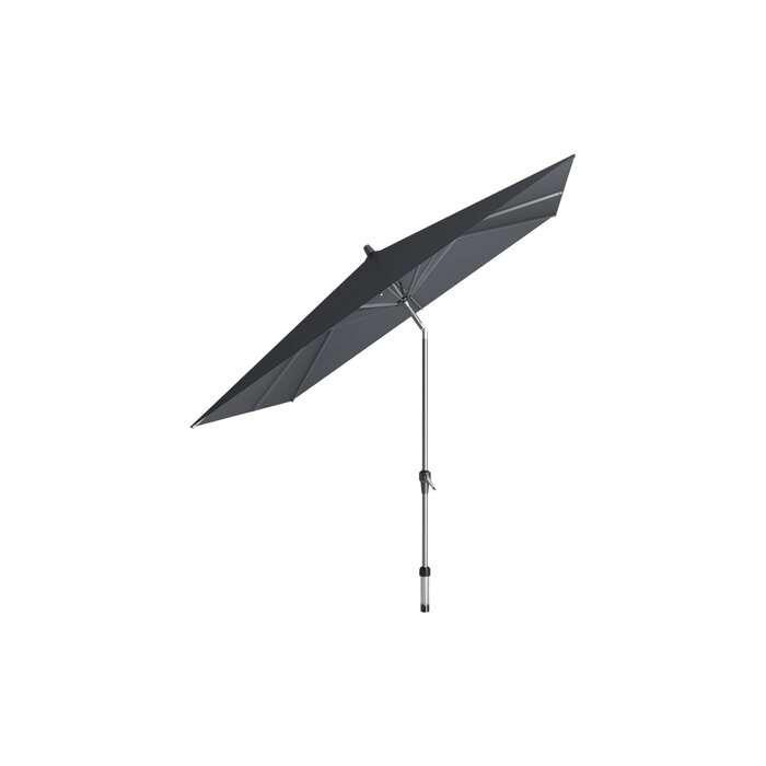 Platinum Platinum Riva stokparasol vierkant 2.5x2.5 m. - Antraciet