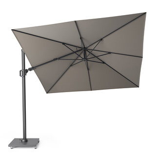 Platinum Platinum Challenger T2 premium zweefparasol - 3x3 m. - Manhattan Grey