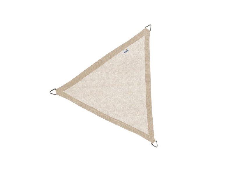 Nesling Coolfit schaduwdoek driehoek 3,6x3,6x3,6 m. zand