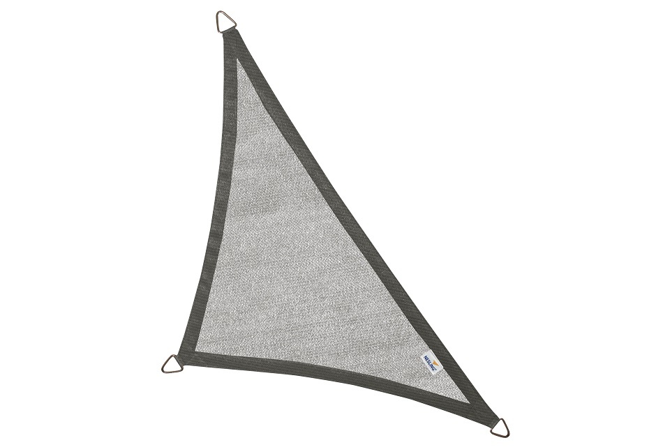 Nesling Nesling Coolfit schaduwdoek driehoek 5x5x7,1m. Antraciet