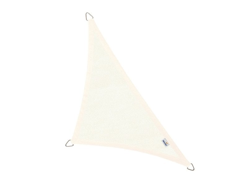 Nesling Coolfit schaduwdoek driehoek gebroken wit 5x5x7,1m.