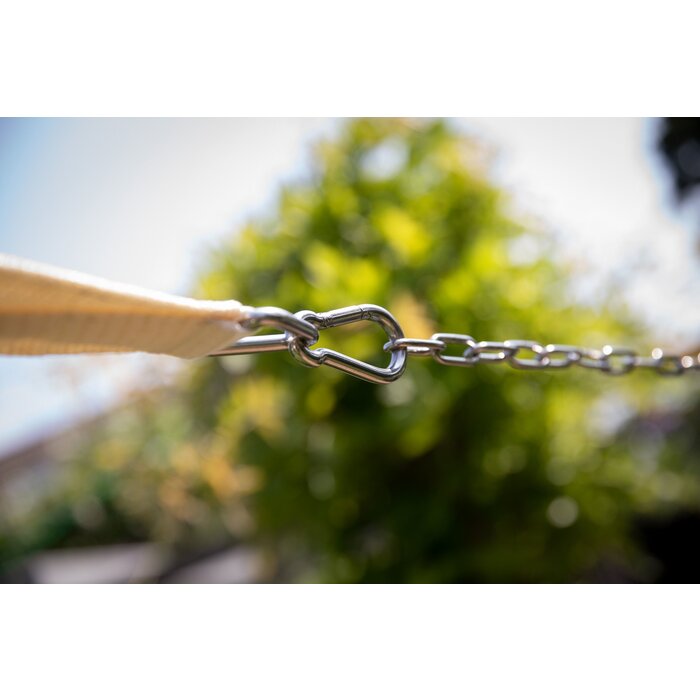 Platinum Platinum Coolfit schaduwdoek driehoek 4x4x5,7m. Zand