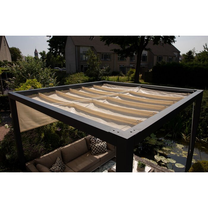 Platinum Platinum Harmonica schaduwdoek 290x300 cm. Antraciet