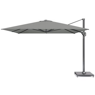 Platinum Platinum Challenger T1 Telescope zweefparasol 3,5x3,5 m. - Premium Manhattan Grey