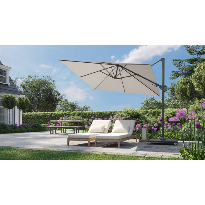 Platinum Platinum Voyager Zweefparasol T2 2,7x2,7 m. - Havanna Taupe