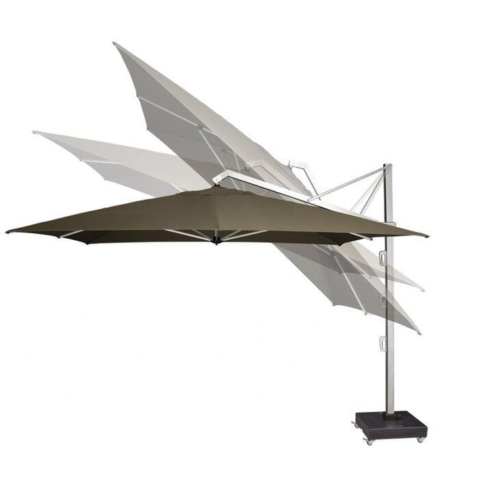 Platinum Platinum Icon T1 Zweefparasol - 4x3m. - Faded Black
