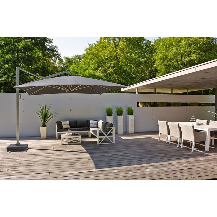 Platinum Platinum Icon T1 Zweefparasol - 4x3m. - Faded Black