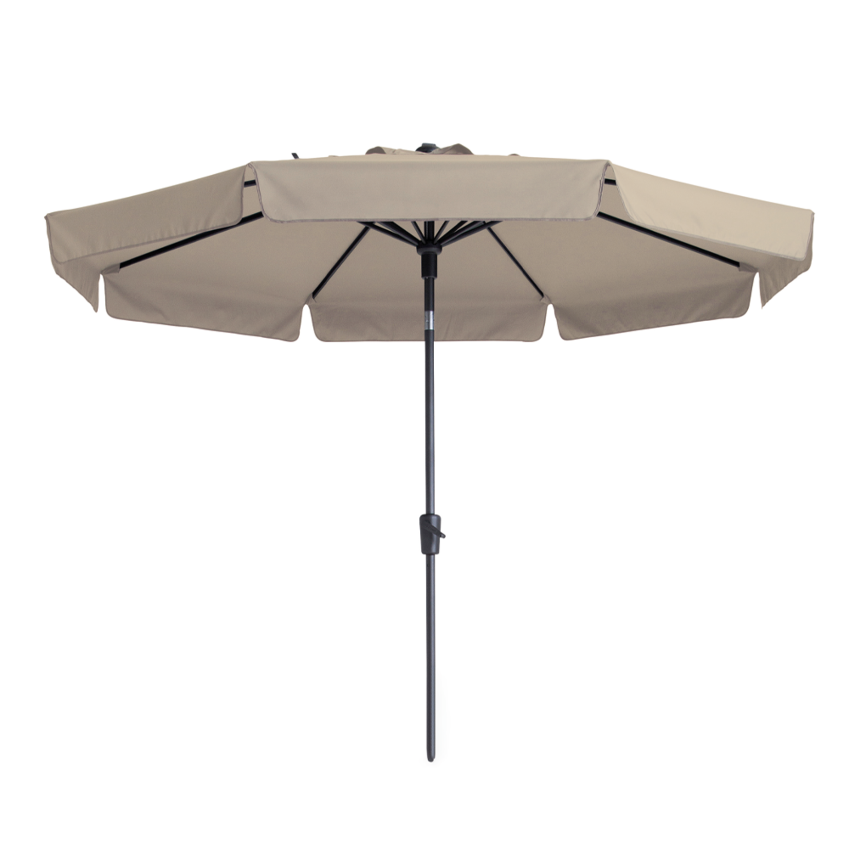 groot Actief Subtropisch Madison parasol Flores luxe 300 cm. - ecru - Parasolkopen.nl