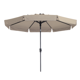 Madison Madison parasol flores luxe 300 cm. polyester ecru