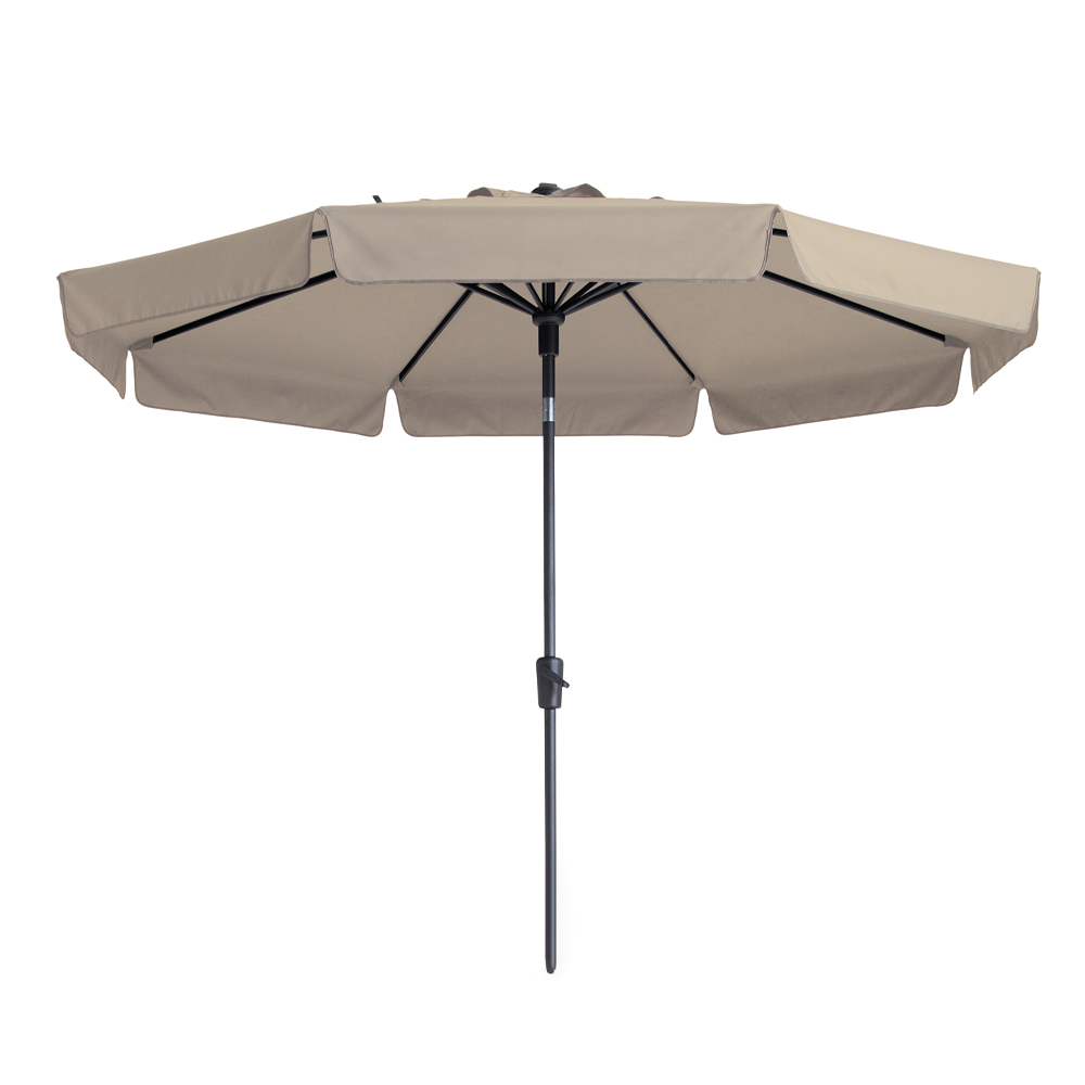 Madison Madison parasol flores luxe 300 cm. polyester ecru