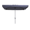 Madison parasol Delos luxe 200x300 cm. - Safier blue