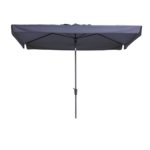 Madison Madison parasol Delos luxe 200x300 cm. - Safier blue