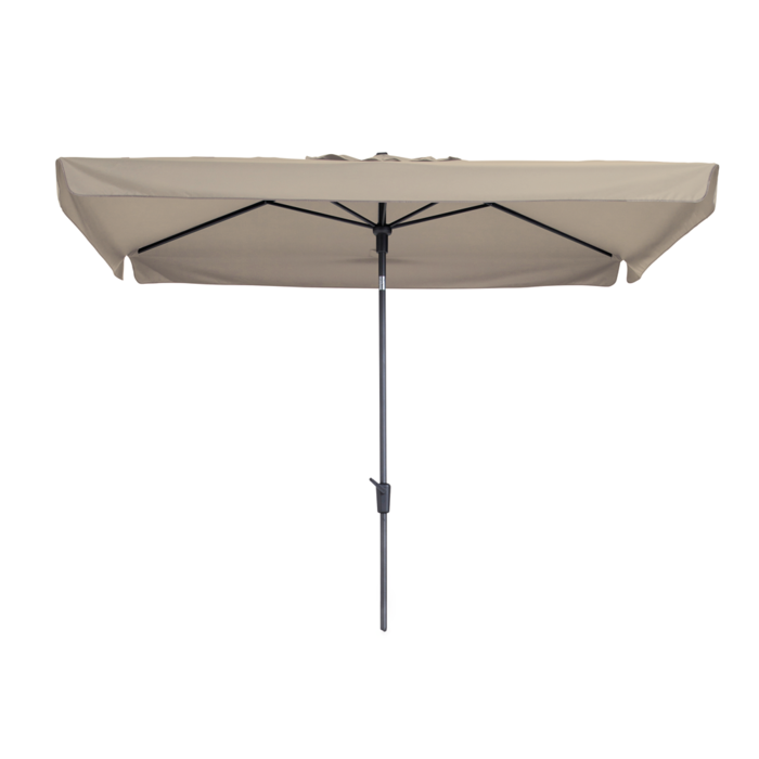 Madison Madison stokparasol Delos luxe 200x300 cm. - ecru