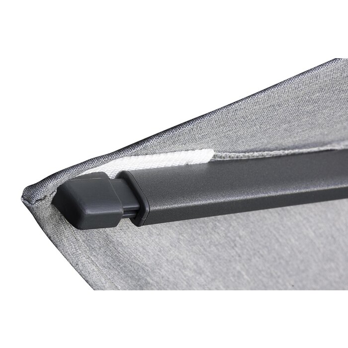 Platinum Platinum Challenger  zweefparasol T2 Premium - 3x3 m. - Champagne