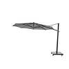 4-Seasons Zweefparasol Siesta Premium 350 cm - Charcoal