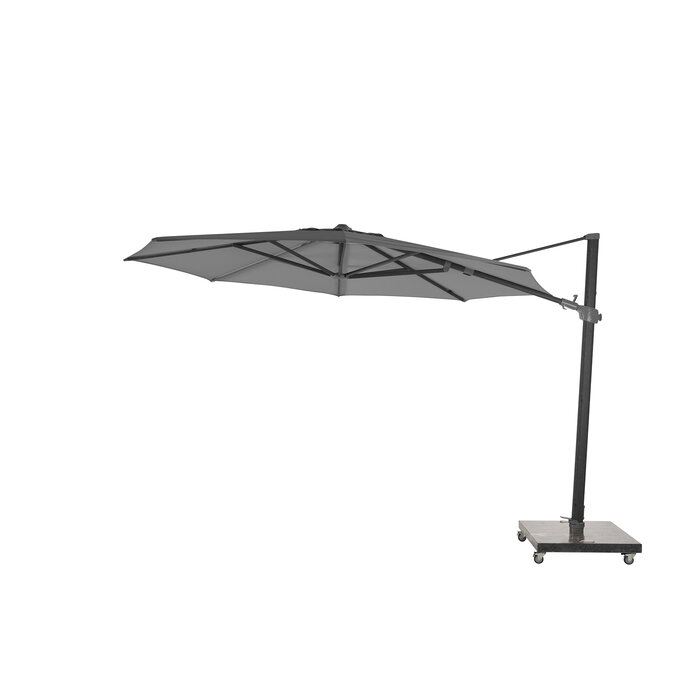 4-Seasons 4-Seasons Zweefparasol Siesta Premium 350 cm - Charcoal