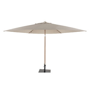 4-Seasons 4-Seasons stokparasol Azzurro 300 cm - Woodlook/Sand