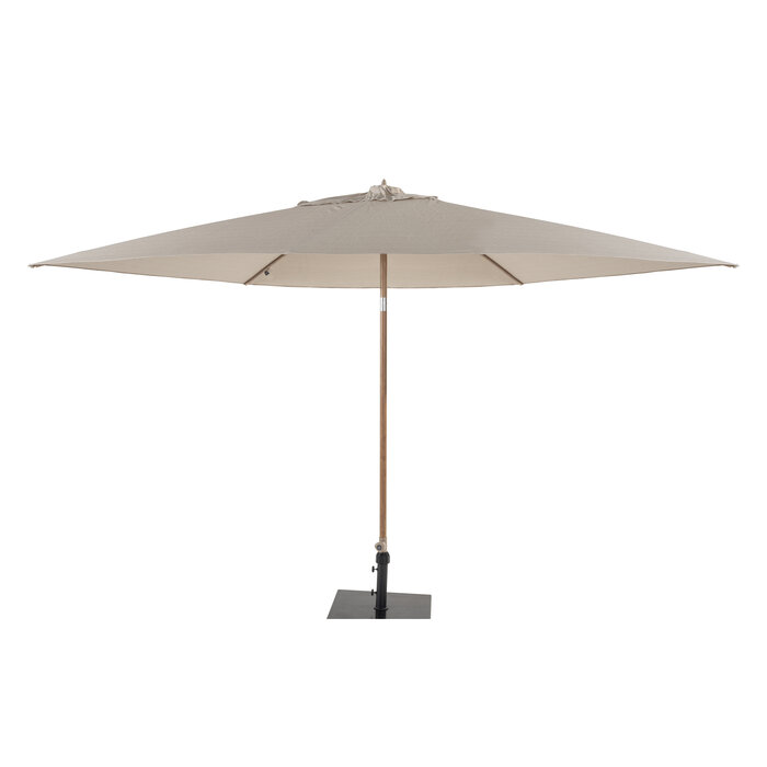 4-Seasons 4-Seasons stokparasol Azzurro 300 cm - Woodlook/Sand