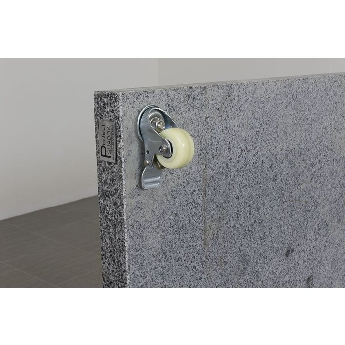 Platinum Platinum Voyager zweefparasol T2 2,7x2,7 m. - Light Grey met voet en hoes